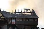 Scheunenbrand in Gro&szlig;furra (Foto: Silvio Dietzel)