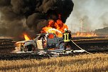 Feldbrand bei Gro&szlig;berndten (Foto: Silvio Dietzel)