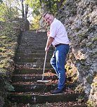 Arbeitseinsatz Schlosspark Ebeleben (Foto: Stefan Schard)