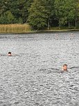 Letztes Abbaden am Bebraer Teich (Foto: privat)