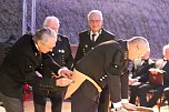 Zwei Mal Ehrenarschleder verliehen (Foto: Karl-Heinz Herrmann) Zwei Mal Ehrenarschleder verliehen (Foto: Karl-Heinz Herrmann)