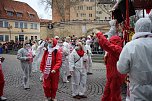 Rosenmontag auf dem Markt Sondershausen (Foto: Karl-Heinz Herrmann) Rosenmontag auf dem Markt Sondershausen (Foto: Karl-Heinz Herrmann)