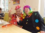 Faschingsfeier in der Tagespflege der VOLKSOLIDARIT&Auml;T (Foto: Tagespflege &Ouml;stertal)