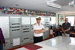 Auf der Brücke der Albatros (Foto: Hans-Jürgen Schmidt) Auf der Brücke der Albatros (Foto: Hans-Jürgen Schmidt)