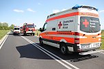 Schwerer Verkehrsunfall auf der B4 (Foto: Silvio Dietzel)