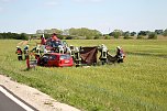 Schwerer Verkehrsunfall auf der B4 (Foto: Silvio Dietzel)