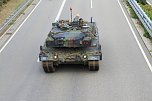 Panzer verlegt - Stau auf Autobahn (Foto: Silvio Dietzel)