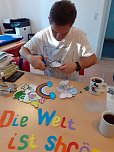 Aktion: "Die Welt ist sch&ouml;n" (Foto: Katharina Weizel)
