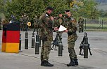 Kommandeurswechsel beim Panzerbataillon 393 "Th&uuml;ringer L&ouml;we" in der Kyffh&auml;user Kaserne Bad Frankenhausen statt.... (Foto: Karl-Heinz Herrmann)