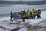 Verkehrsunfall auf den Hainer Bergen (Foto: S.Dietzel)
