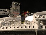 Scheunendach drohte einzubrechen (Foto: S. Dietzel)