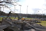 Ausblick über die abgerissene Tribüne (Foto: oas) Ausblick über die abgerissene Tribüne (Foto: oas)