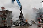 Containerbrand in Sondershausen (Foto: Silvio Dietzel)