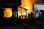 Gartenlaube brannte in Großfurra (Foto: S.Dietzel) Gartenlaube brannte in Großfurra (Foto: S.Dietzel)