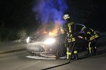 Fahrzeugbrand in Sondershausen (Foto: Silvio Dietzel)