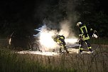 Fahrzeugbrand in Sondershausen (Foto: Silvio Dietzel)