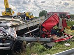 Folgenschwerer Unfall auf der A 38 (Foto: S. Dietzel)
