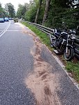 Folgenschwerer Motorradunfall im Kyffh&auml;user (Foto: Feuerwehr Bad Frankenhausen/SD)