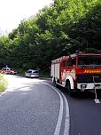 Folgenschwerer Motorradunfall im Kyffh&auml;user (Foto: Feuerwehr Bad Frankenhausen/SD)