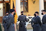 Gel&ouml;bnis neuer Soldatinnen und Soldaten der Bundeswehr im Lustgarten im Schloss Sondershausen  (Foto: Eva Maria Wiegand)