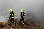 Strohballenbrand in Niedertopfstedt (Foto: S.Dietzel)