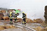 Strohballenbrand in Niedertopfstedt (Foto: S.Dietzel)