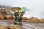 Strohballenbrand in Niedertopfstedt (Foto: S.Dietzel)