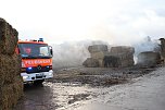 Strohballenbrand in Niedertopfstedt (Foto: S.Dietzel)