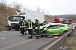 Unfall heute Nachmittag auf der B4 (Foto: S.Dietzel)