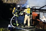 Laubenbrand in Sondershausen (Foto: Silvio Dietzel)