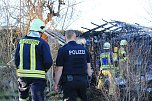 Laubenbrand in Sondershausen (Foto: Silvio Dietzel)