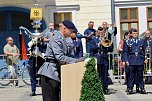 Feierliche Vereidigung von 71 Bundeswehrsoldaten und Soldatinnen auf dem Sondersh&auml;user Marktplatz (Foto: Eva Maria Wiegand)
