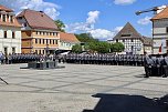 Feierliche Vereidigung von 71 Bundeswehrsoldaten und Soldatinnen auf dem Sondersh&auml;user Marktplatz (Foto: Eva Maria Wiegand)