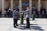 Feierliche Vereidigung von 71 Bundeswehrsoldaten und Soldatinnen auf dem Sondersh&auml;user Marktplatz (Foto: Eva Maria Wiegand)