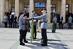Feierliche Vereidigung von 71 Bundeswehrsoldaten und Soldatinnen auf dem Sondersh&auml;user Marktplatz (Foto: Eva Maria Wiegand)