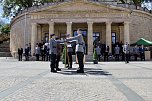 Feierliche Vereidigung von 71 Bundeswehrsoldaten und Soldatinnen auf dem Sondersh&auml;user Marktplatz (Foto: Eva Maria Wiegand)