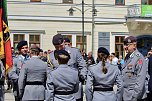 Feierliche Vereidigung von 71 Bundeswehrsoldaten und Soldatinnen auf dem Sondersh&auml;user Marktplatz (Foto: Eva Maria Wiegand)