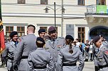 Feierliche Vereidigung von 71 Bundeswehrsoldaten und Soldatinnen auf dem Sondersh&auml;user Marktplatz (Foto: Eva Maria Wiegand)