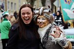 Ausgelassen und fr&ouml;hlich feierten die Menschen am Rosenmontag in Sondershausen (Foto: Eva Maria Wiegand)