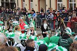Ausgelassen und fr&ouml;hlich feierten die Menschen am Rosenmontag in Sondershausen (Foto: Eva Maria Wiegand)