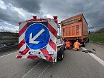 Auffahrunfall auf der Autobahn (Foto: S.Dietzel)