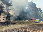 Brand eines Feldes bei Reinsdrof (Foto: S.Dietzel) Brand eines Feldes bei Reinsdrof (Foto: S.Dietzel)
