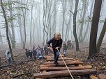 Der Frauenberg-Trai (Sondershausen) ist ein Familienerlebniswanderweg mit sieben verschiedene Erlebnisstationen (Foto: Janine Skara)