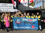 Arbeitskampf bei Kaufland in Sondershausen (Foto: S. Dietzel)