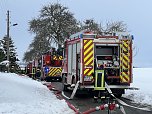 Garagenbrand in Thalebra (Foto: S. Dietzel)