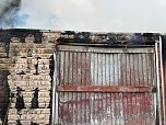 Garagenbrand in Thalebra (Foto: S. Dietzel)