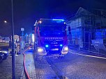 Feuer heute Morgen in Bebra (Foto: S.Dietzel)