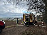 Brand und L&ouml;scharbeiten in Heldrungen (Foto: S. Dietzel)