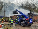 Brand und L&ouml;scharbeiten in Heldrungen (Foto: S. Dietzel)
