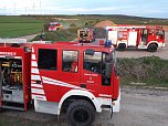 Einsatz zwischen Heldrungen und Bretleben (Foto: Feuerwehr) Einsatz zwischen Heldrungen und Bretleben (Foto: Feuerwehr)